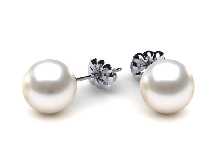 14kw 7mm Pearl Stud Earring