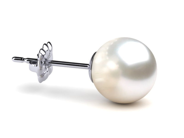 14kw 7mm Pearl Stud Earring