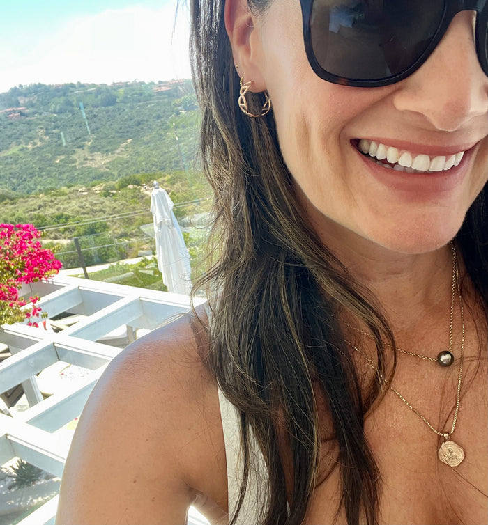 Lauren Hammered Hoops