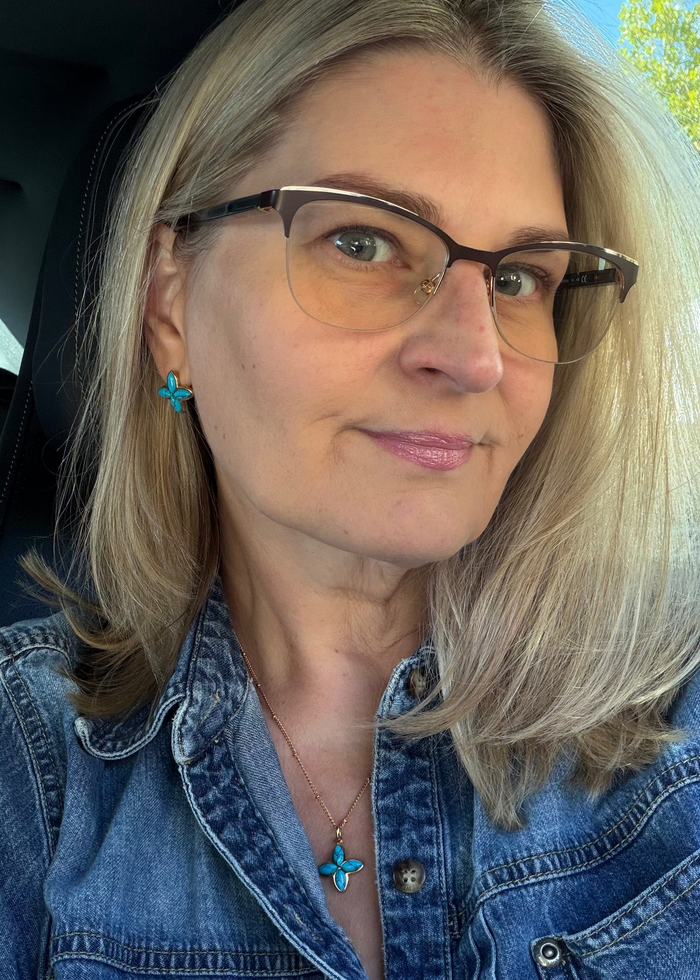 Carissa Studs in Turquoise