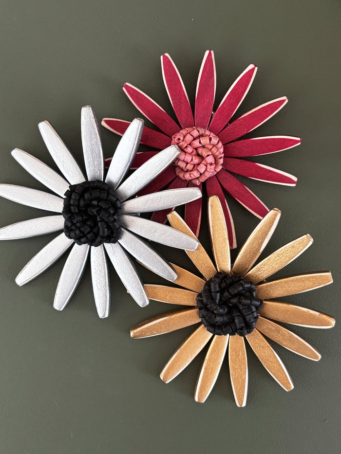 Magenta Amaya Brooch - Sylca Designs - Chunky Jewelry