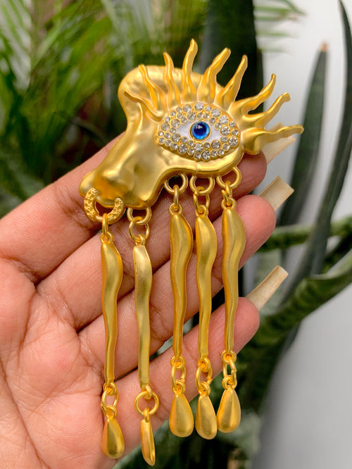 AD Evil Eye Facia Brooch