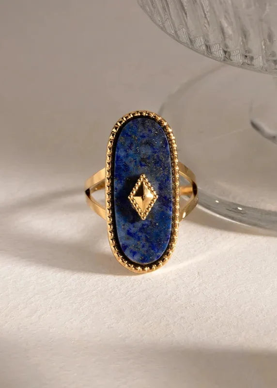 Adjustable Stone Statement Ring