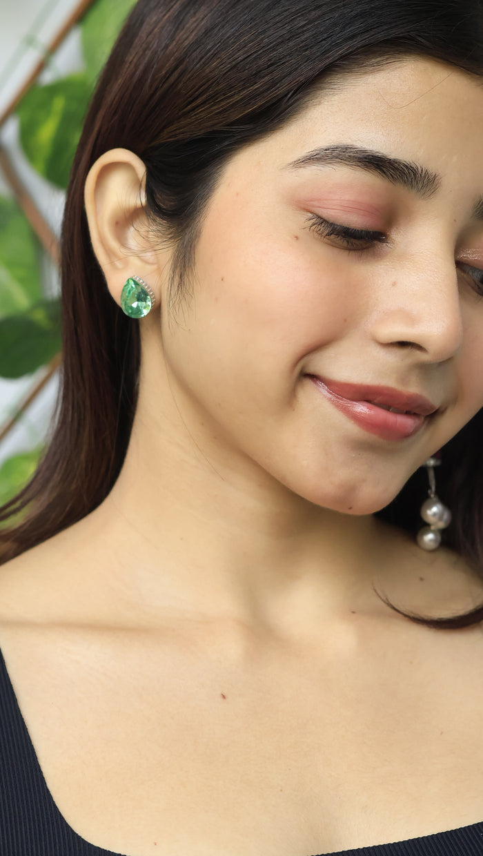 Aki Swarovski Look Alike Premium Anti Tarnish Stainless Steel AD Studs