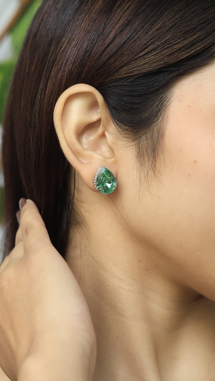 Aki Swarovski Look Alike Premium Anti Tarnish Stainless Steel AD Studs