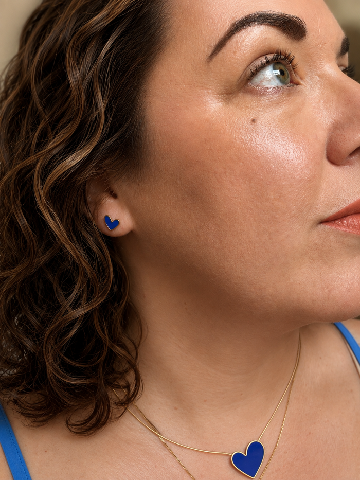 Alma Heart Studs