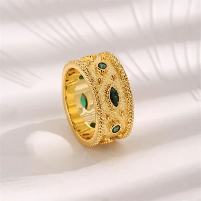 Gold/Emerald / 6