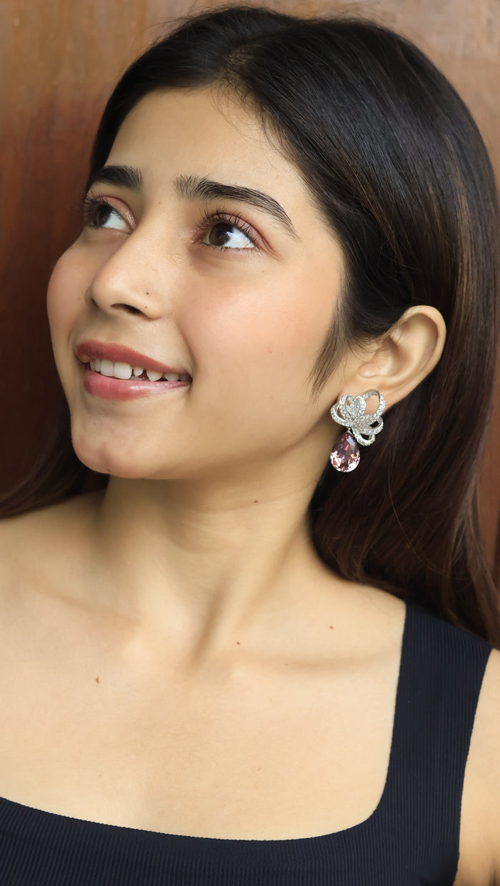 Apoli Swarovski Look Alike AD Earrings