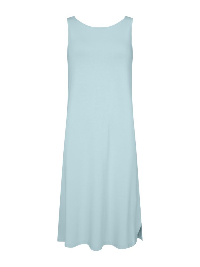Bamboo A-Line Singlet Dress - Topaz