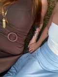 Bamboo Belt with Buckle - Cocoa