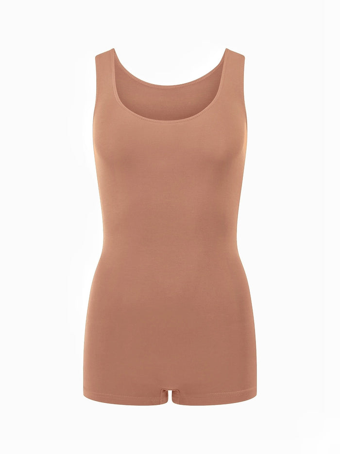 Bamboo Bodysuit - Toffee