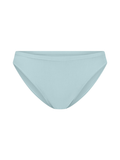 Bamboo topaz blue bikini bottom on a white background