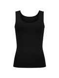Black tank top on a white background