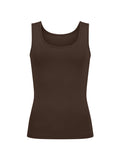 Brown tank top on a white background