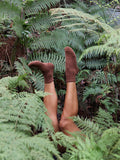 Bamboo Crew Socks - Toffee