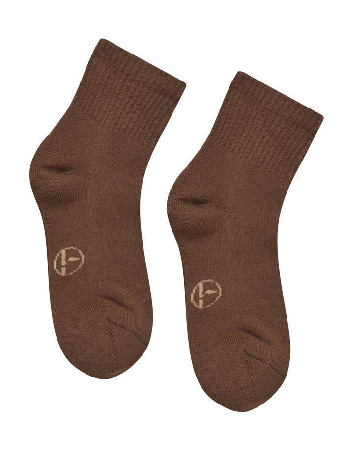 Bamboo Crew Socks - Toffee