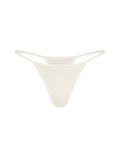 Cream barely there, string style g-string, women's bamboo underwear