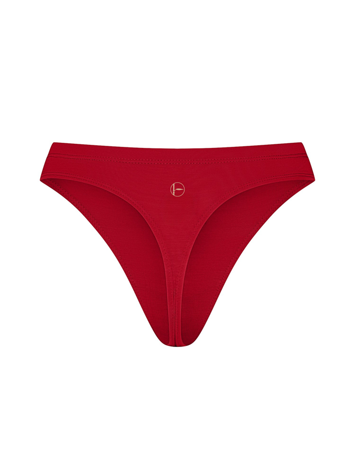 chili pepper red Bamboo Hip G-String  thong underwear designed for comfort and fit, made from soft bamboo fabric, women's bamboo clothing