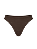 Cocoa brown hip g-string, women's bamboo clothing