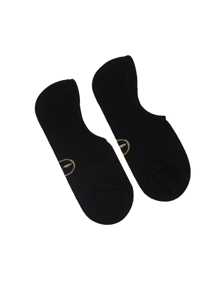Bamboo Invisi Trainer Socks - Black