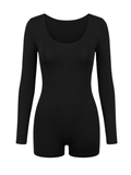 Bamboo Long Sleeve Bodysuit - Black
