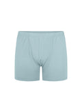Light topaz blue men's boxer briefs on a white background