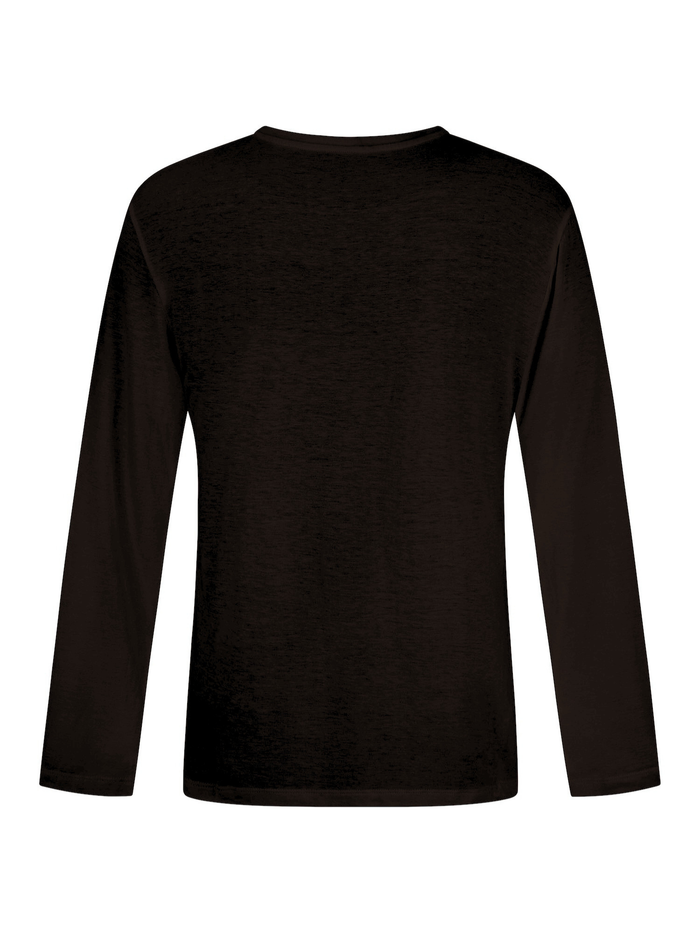 Bamboo Men's Long Sleeve T-Shirt - Black