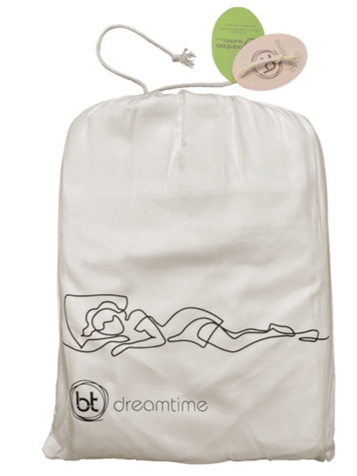 king bed bamboo sheet set with fitted sheet, flat sheet and 2 pillow slips in white, bamboo bedding