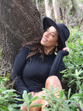Bamboo Skivvy Turtleneck - Black
