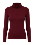 Bamboo Skivvy Turtleneck - Mulberry