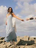 Bamboo Swing Maxi Dress - Topaz