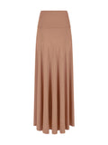 Bamboo Swishy Skirt Maxi - Toffee