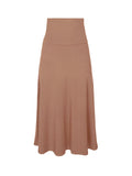 Bamboo Swishy Skirt Midi - Toffee