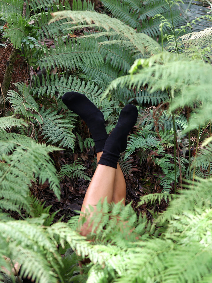 Bamboo Thick Socks - Black