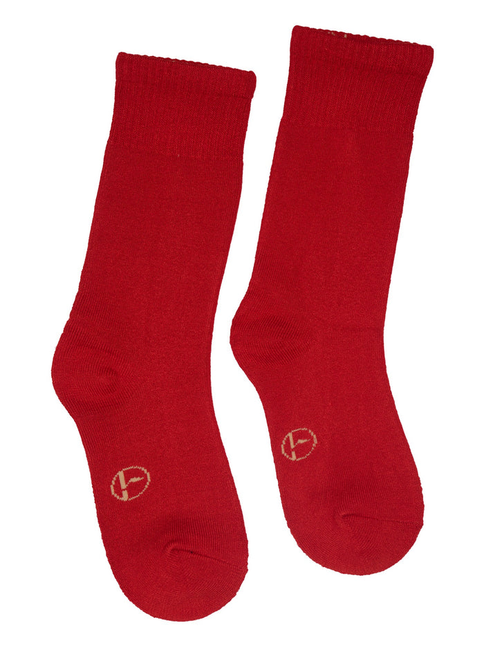 Bamboo Thick Socks - Chili Pepper