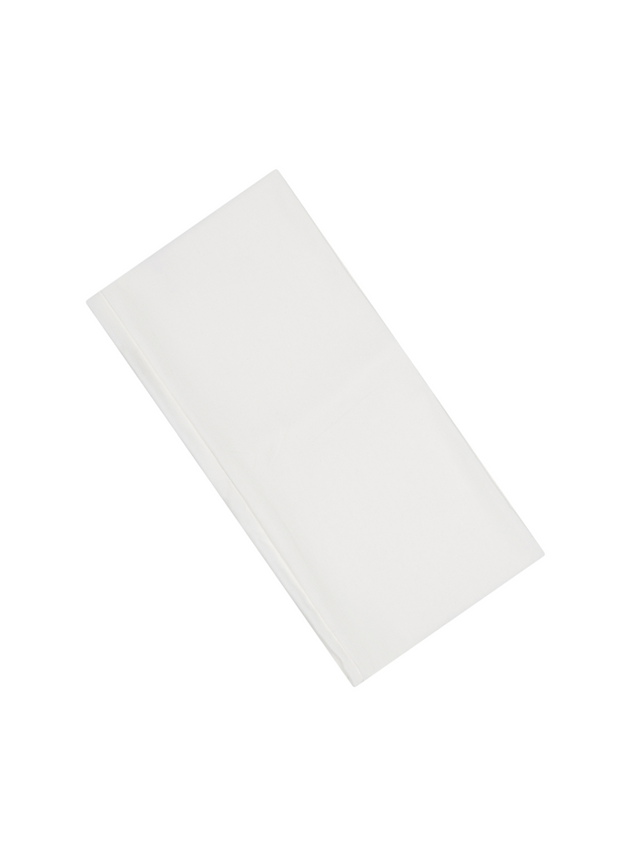 Cream bamboo fabric headband on a white background