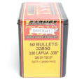 Barnes .338 Diameter 285 Grain Solid Hollow Point TSX 50 Count Bullets