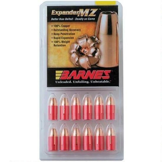 Barnes 54 Cal .500 Dia 325 Grain Expander Muzzleloader Flat Base Bullet (15)