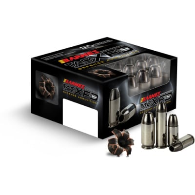 Barnes Ammunition 380 ACP 80 Grain Solid Hollow Point 20 Count