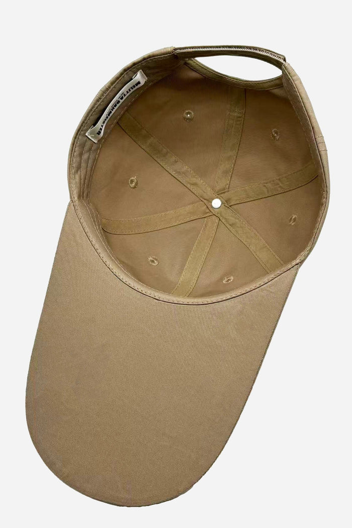 BEIGE LONG CAP