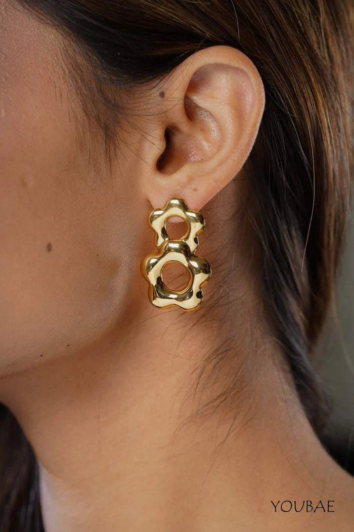 Bella Starstud, Anti-Tarnish Steel Earrings