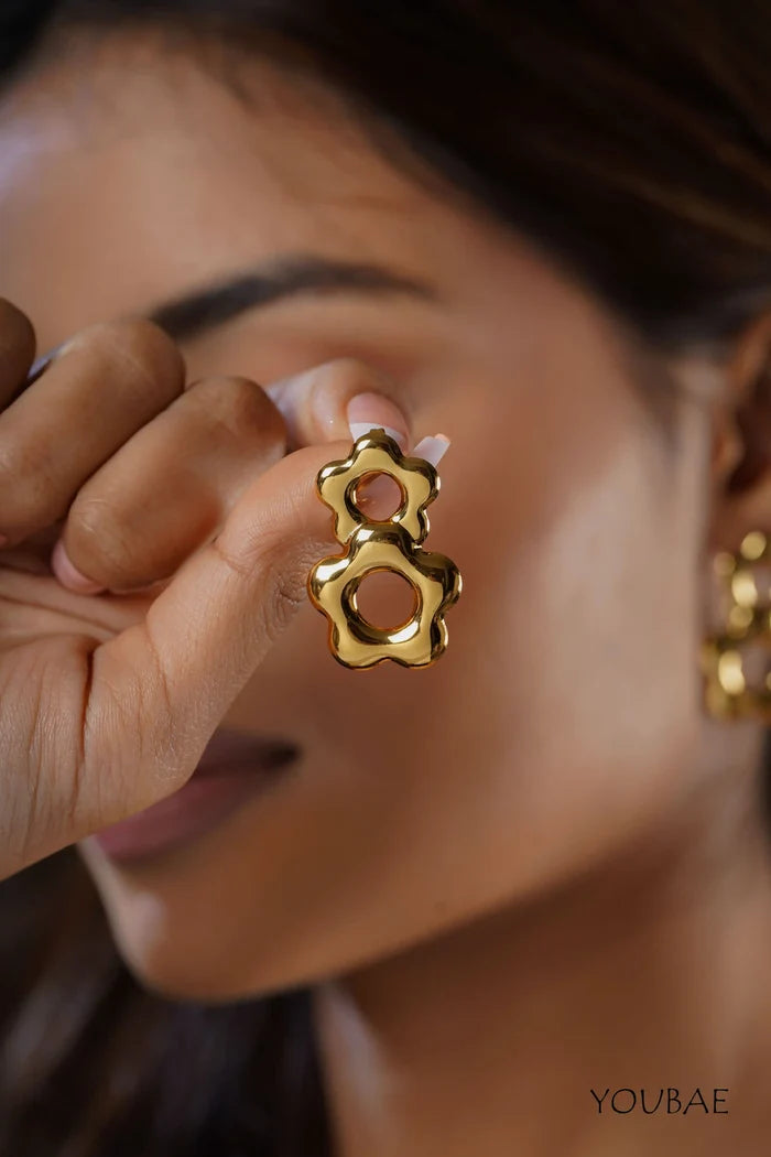 Bella Starstud, Anti-Tarnish Steel Earrings
