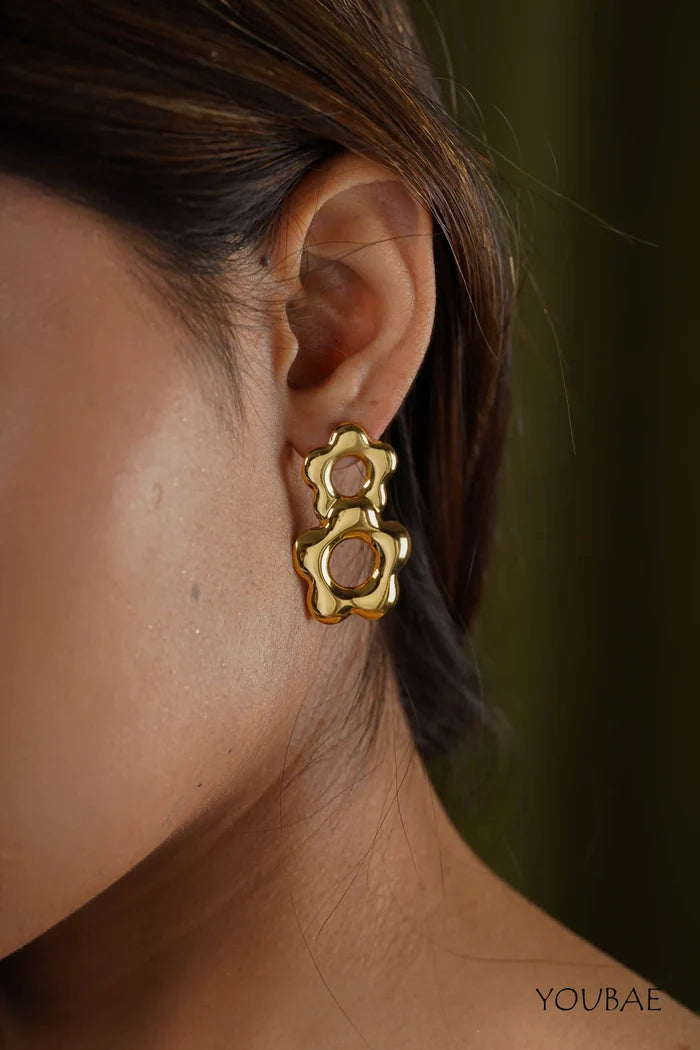 Bella Starstud, Anti-Tarnish Steel Earrings