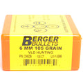 Berger .243 Diameter 105 Grain Boat Tail Hollow Point Hunting VLD 100 Count Bullets