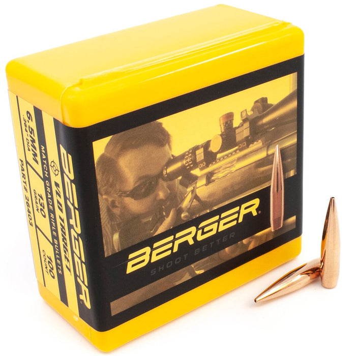 Berger .264 / 6.5mm 130 Grain Target Very Low Drag (100)