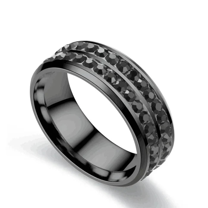 Billy Double Row CZ Ring