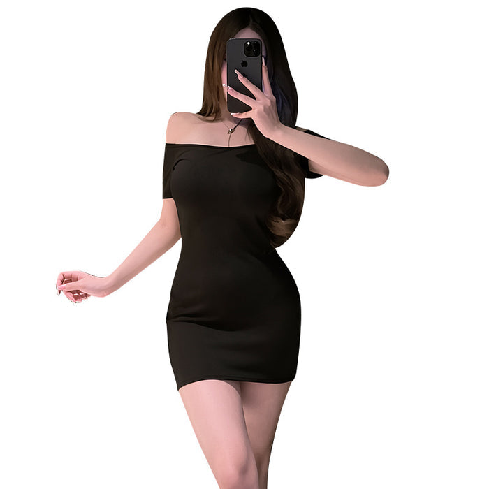 Black lace lingerie set product view