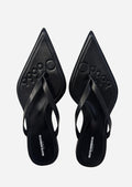 BLACK POINTY FLIP FLOP