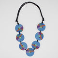 Blue Multi Poppy Necklace - Sylca Designs - Chunky Jewelry