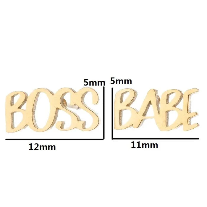 Boss Babe Studs